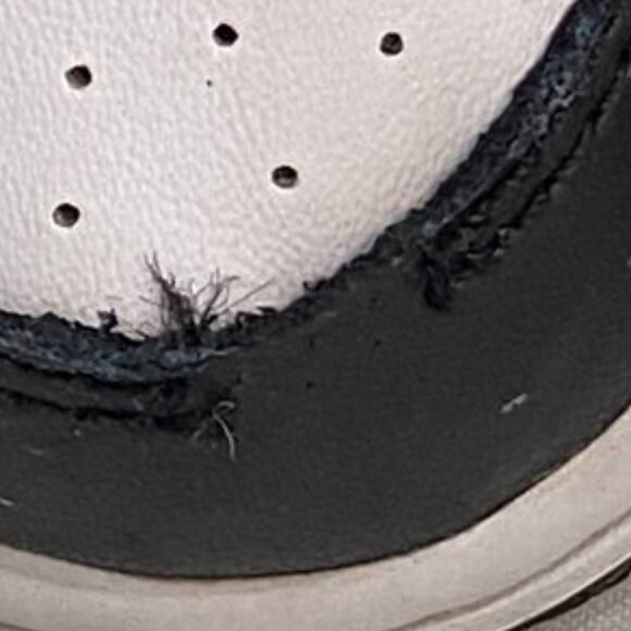 Nike Dunk Low Panda Black White Sneakers Kids Size 13C - Picture 10 of 12